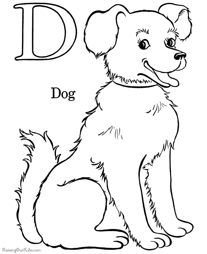 Página para colorir: Cachorro (animais) #10 - Páginas para Colorir Imprimíveis Gratuitamente