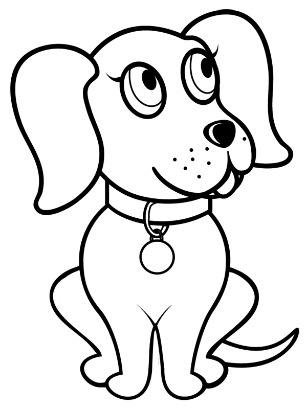 Página para colorir: Cachorro (animais) #3107 - Páginas para Colorir Imprimíveis Gratuitamente