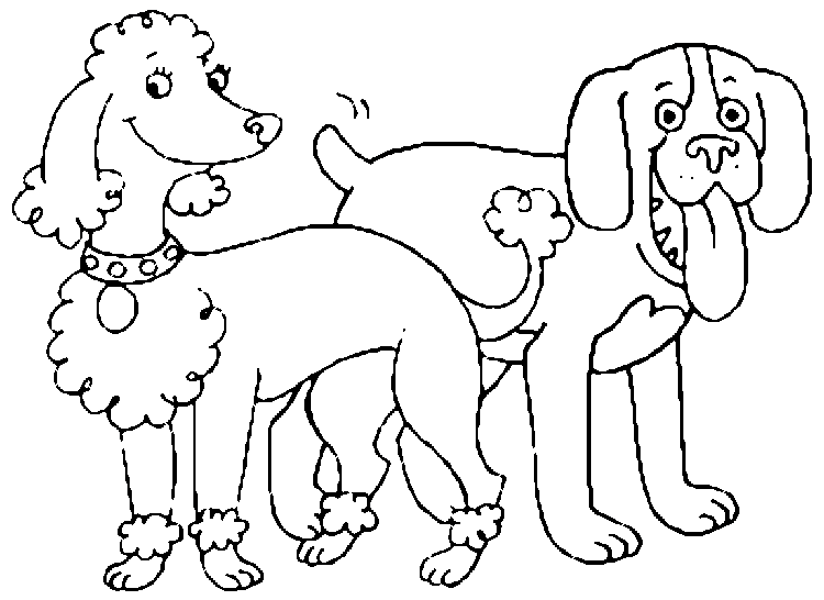 Página para colorir: Cachorro (animais) #3152 - Páginas para Colorir Imprimíveis Gratuitamente