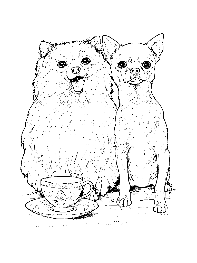 Página para colorir: Cachorro (animais) #3189 - Páginas para Colorir Imprimíveis Gratuitamente