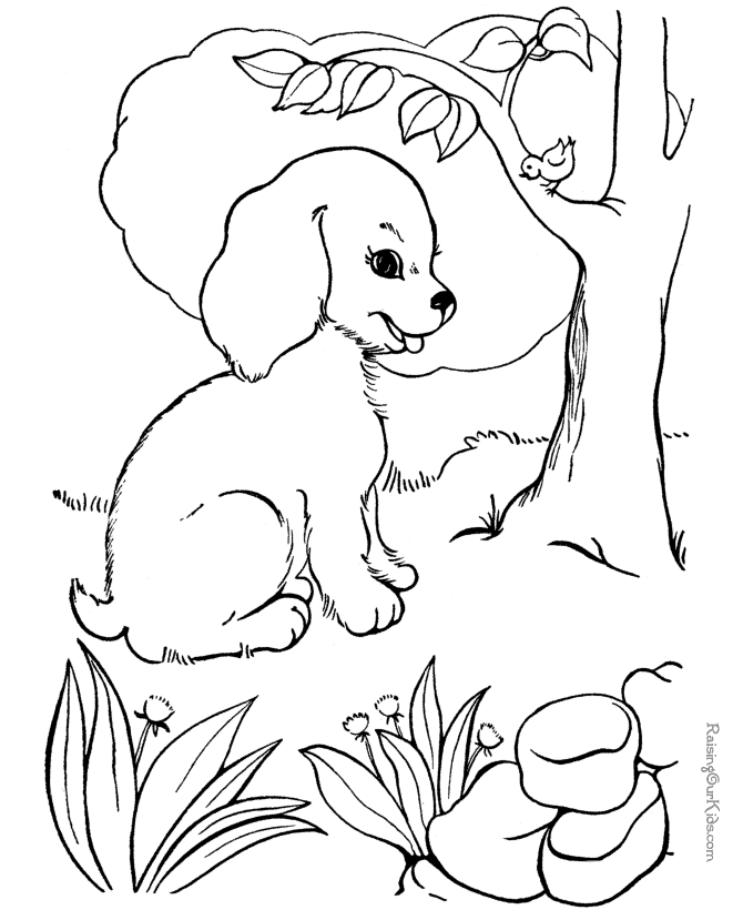 Página para colorir: Cachorro (animais) #39 - Páginas para Colorir Imprimíveis Gratuitamente