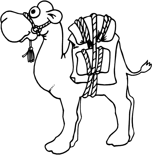 Página para colorir: Camelo (animais) #1671 - Páginas para Colorir Imprimíveis Gratuitamente