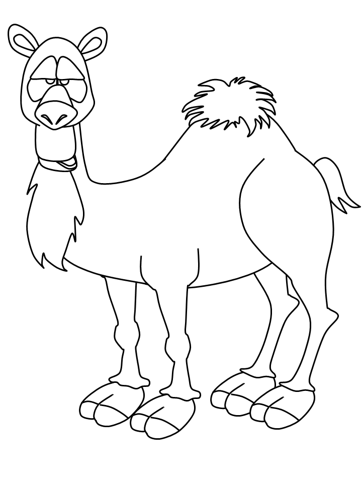 Página para colorir: Camelo (animais) #1704 - Páginas para Colorir Imprimíveis Gratuitamente