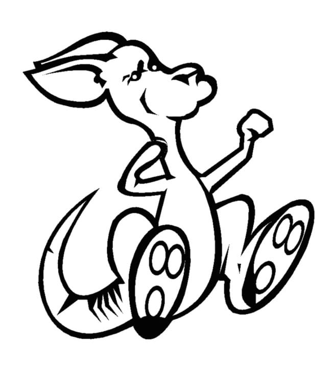 Desenho gratuito Canguru #179660 da colecao Animais para imprimir