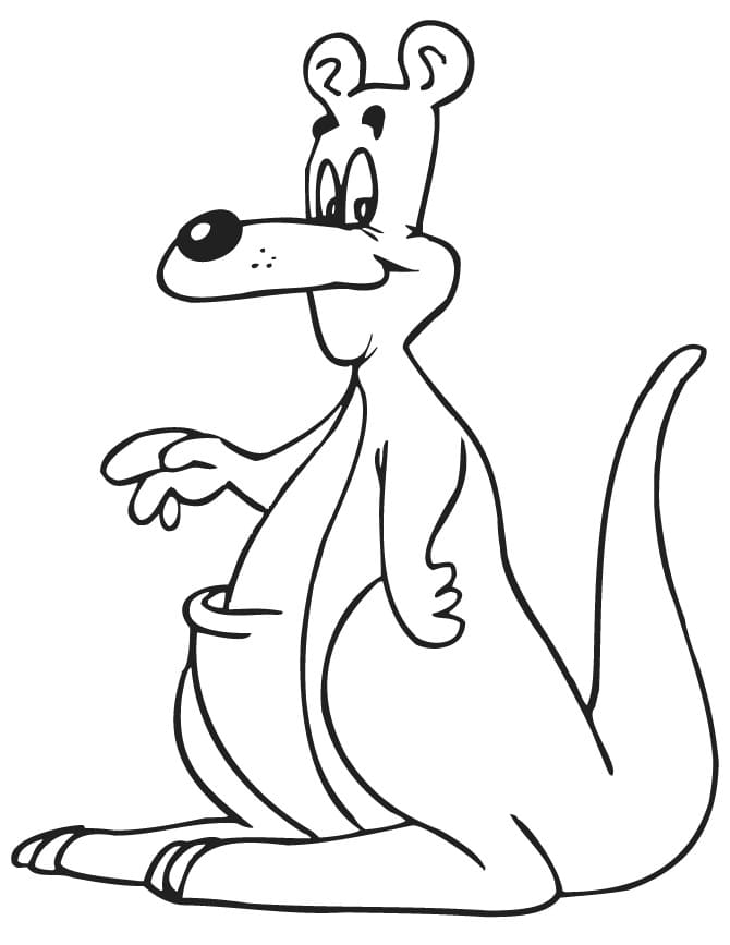 Desenho gratuito Canguru #179674 da colecao Animais para imprimir