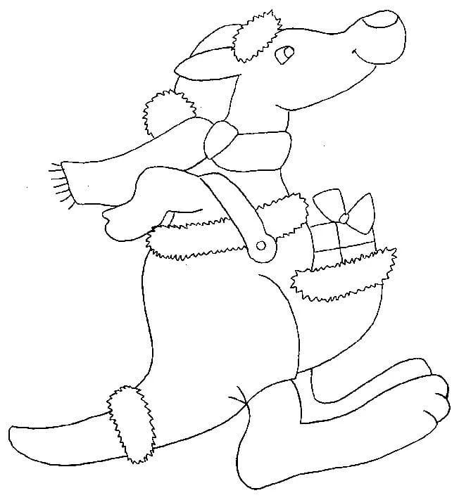Desenho gratuito Canguru #179675 da colecao Animais para imprimir