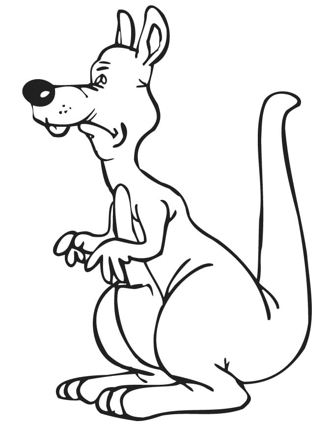 Desenho gratuito Canguru #179683 da colecao Animais para imprimir