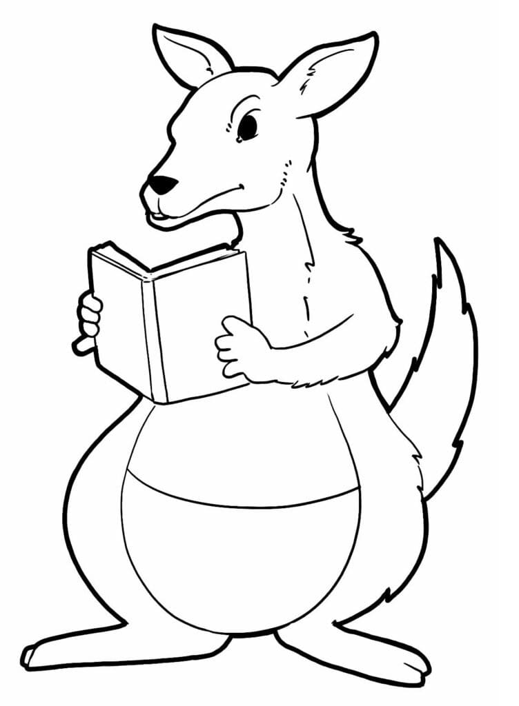 Desenho gratuito Canguru #179684 da colecao Animais para imprimir