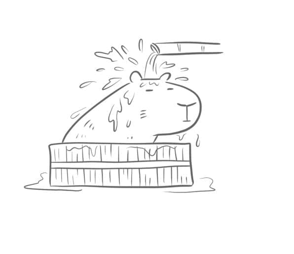 Desenho gratuito Capivara #207591 da colecao Animais para imprimir Desenho gratuito Capivara #207591 da colecao Animais para imprimir