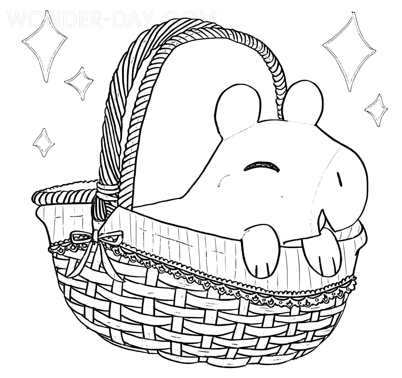 Desenho gratuito Capivara #207605 da colecao Animais para imprimir
