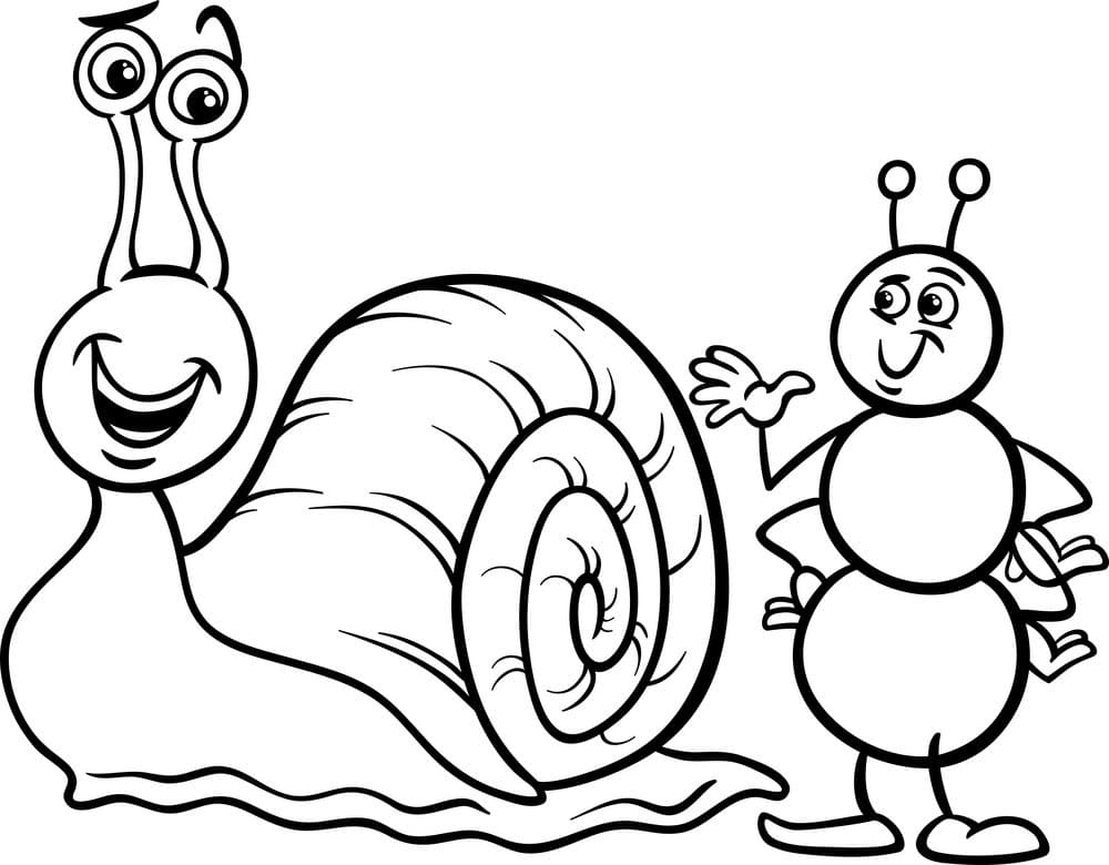 Desenho gratuito Caracol #217005 da colecao Animais para imprimir