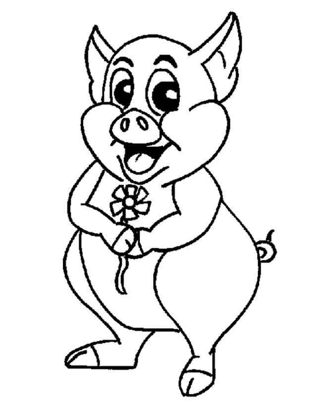 Página para colorir: Carne de porco (animais) #17669 - Páginas para Colorir Imprimíveis Gratuitamente