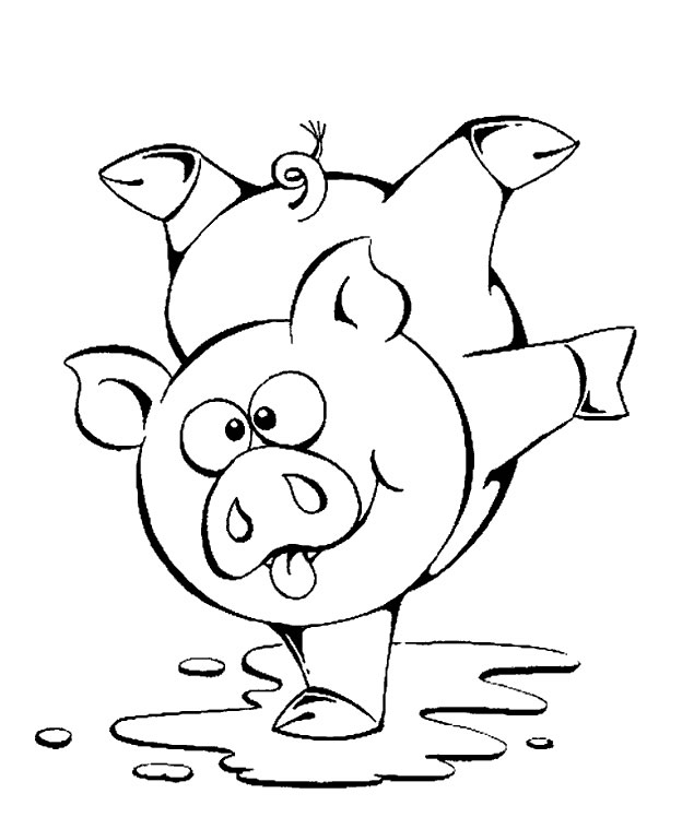 Página para colorir: Carne de porco (animais) #17689 - Páginas para Colorir Imprimíveis Gratuitamente