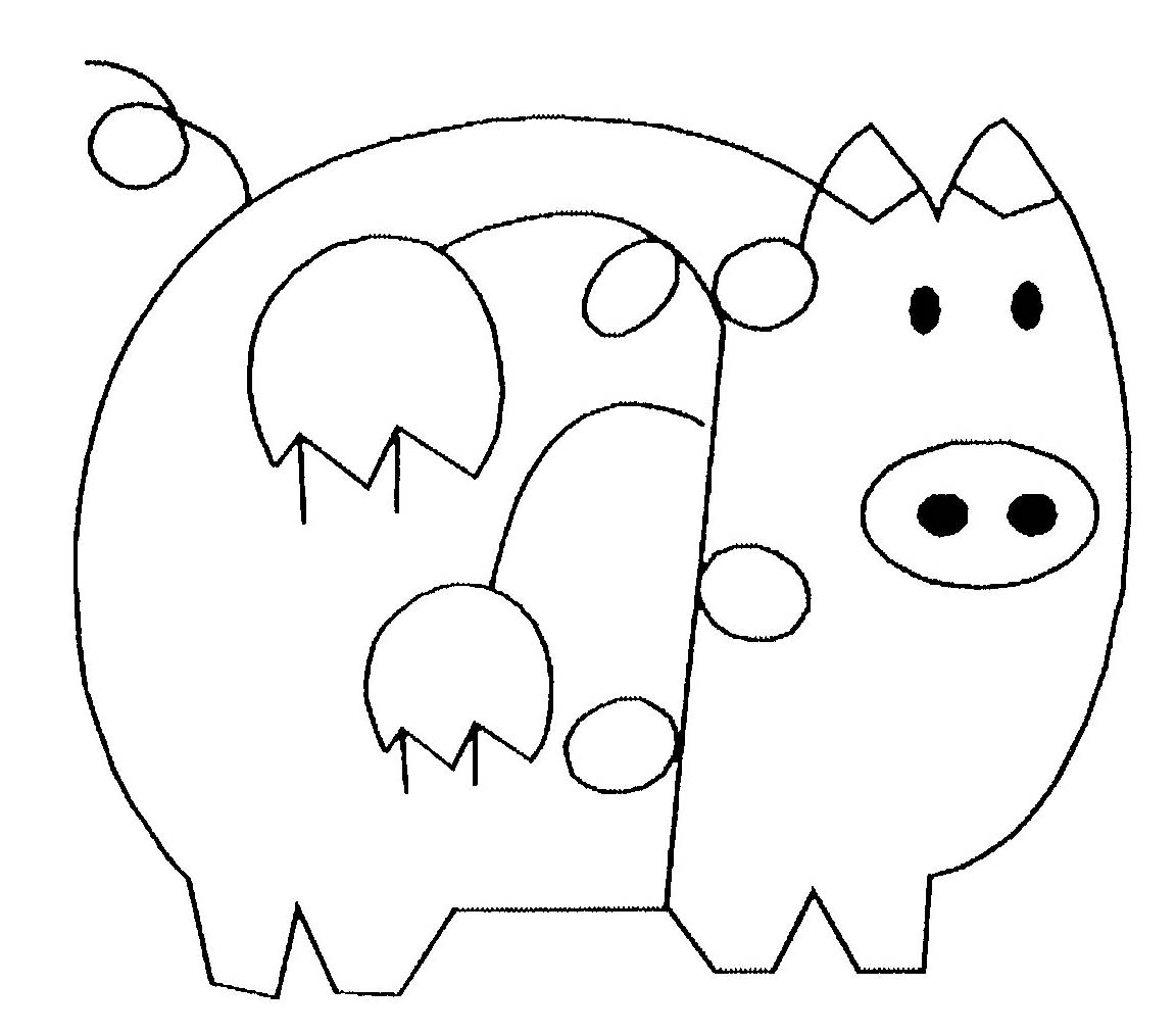 Página para colorir: Carne de porco (animais) #17720 - Páginas para Colorir Imprimíveis Gratuitamente