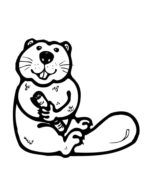 Desenho gratuito Castor #207221 da colecao Animais para imprimir