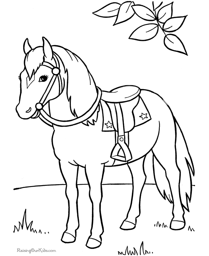 Página para colorir: Cavalo (animais) #2161 - Páginas para Colorir Imprimíveis Gratuitamente