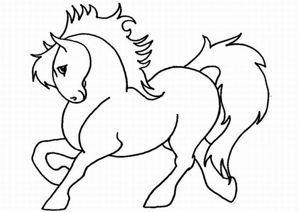 Página para colorir: Cavalo (animais) #2186 - Páginas para Colorir Imprimíveis Gratuitamente