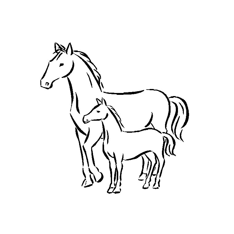 Página para colorir: Cavalo (animais) #2218 - Páginas para Colorir Imprimíveis Gratuitamente