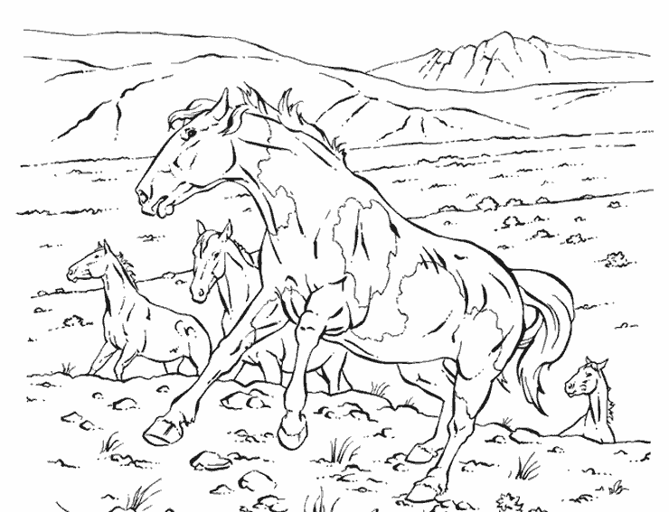 Página para colorir: Cavalo (animais) #2226 - Páginas para Colorir Imprimíveis Gratuitamente