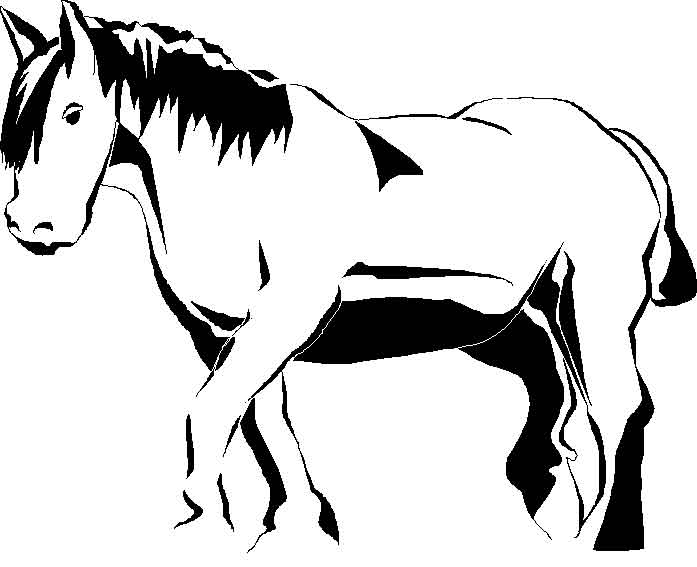 Página para colorir: Cavalo (animais) #2249 - Páginas para Colorir Imprimíveis Gratuitamente