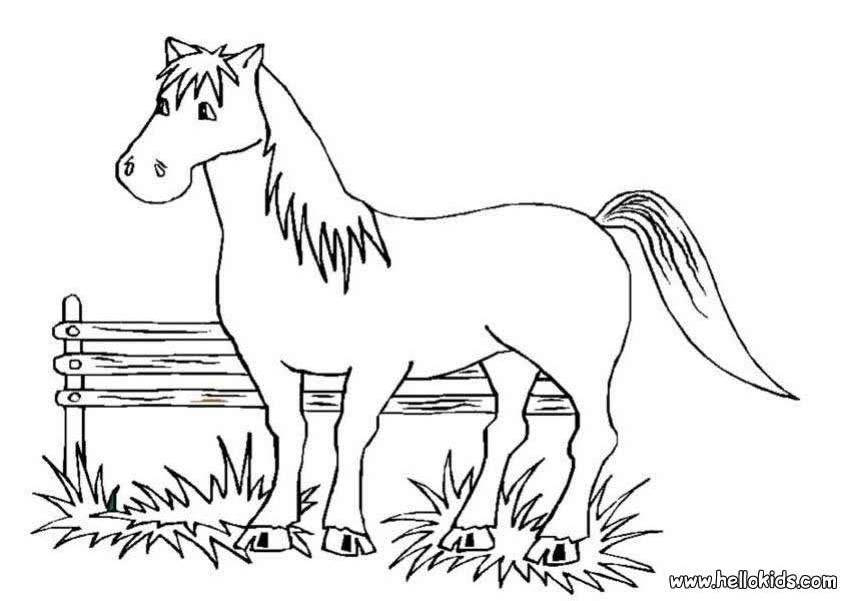 Página para colorir: Cavalo (animais) #2269 - Páginas para Colorir Imprimíveis Gratuitamente
