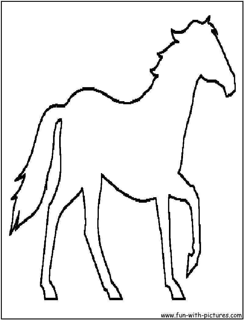 Página para colorir: Cavalo (animais) #2270 - Páginas para Colorir Imprimíveis Gratuitamente