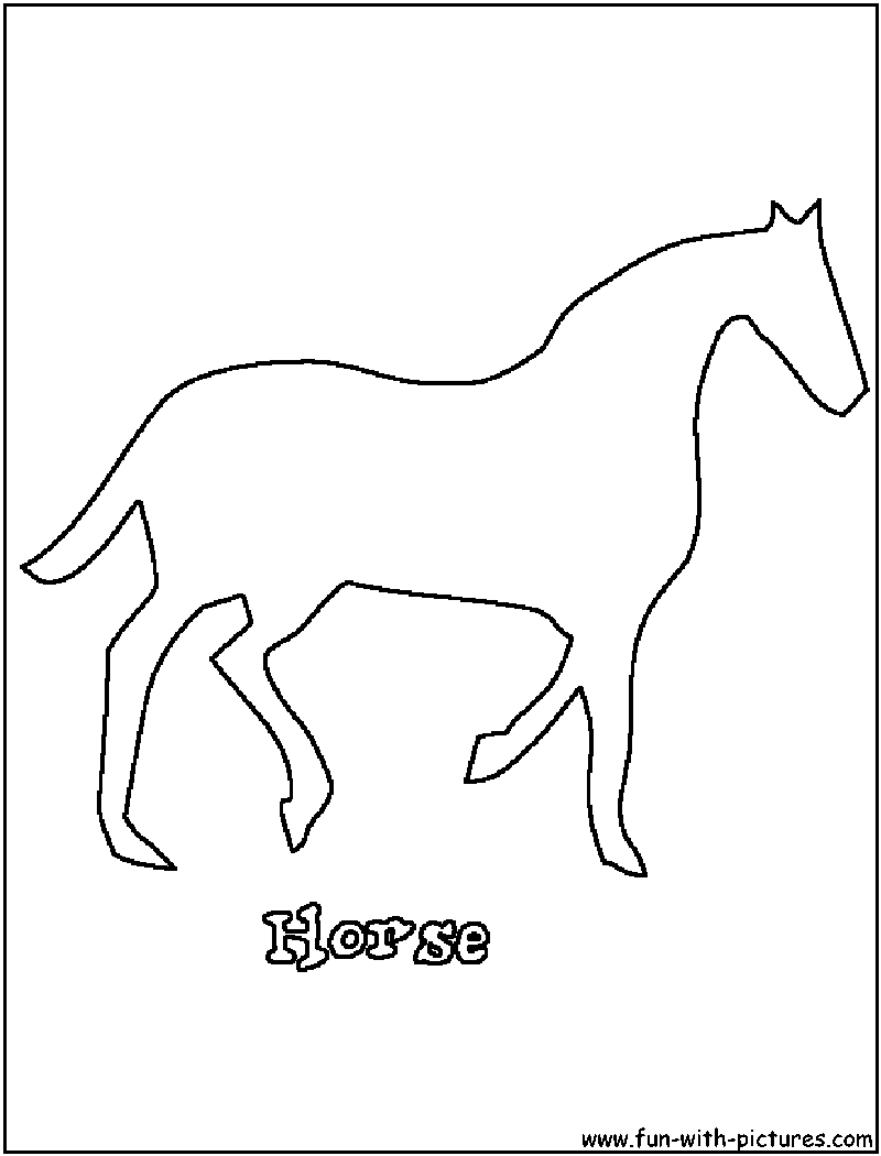 Página para colorir: Cavalo (animais) #2330 - Páginas para Colorir Imprimíveis Gratuitamente