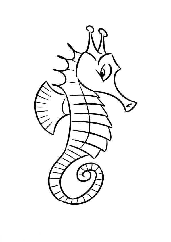 Desenho gratuito Cavalo-marinho #187412 da colecao Animais para imprimir