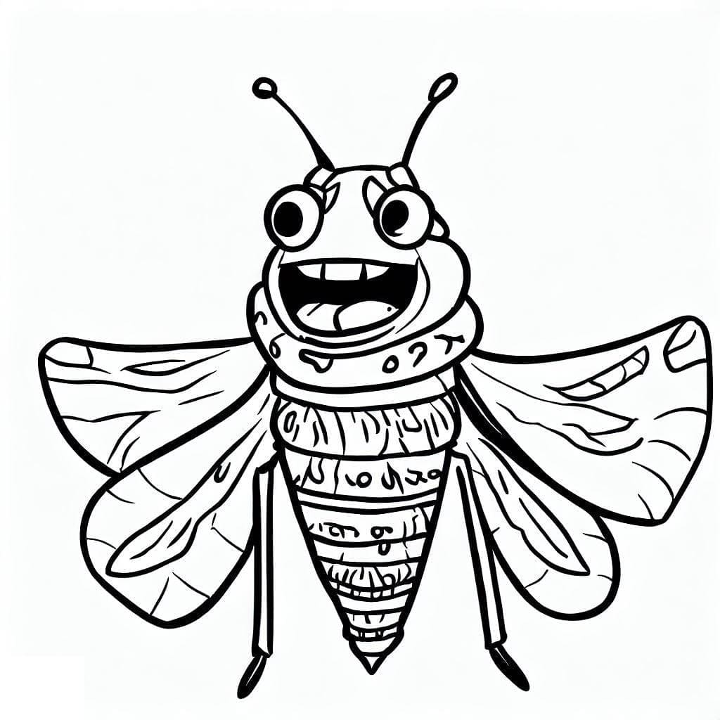 Desenho gratuito Cigarra #187675 da colecao Animais para imprimir