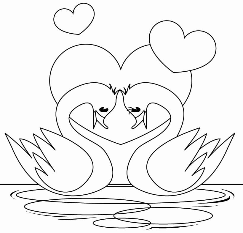 Desenho gratuito Cisne #185196 da colecao Animais para imprimir