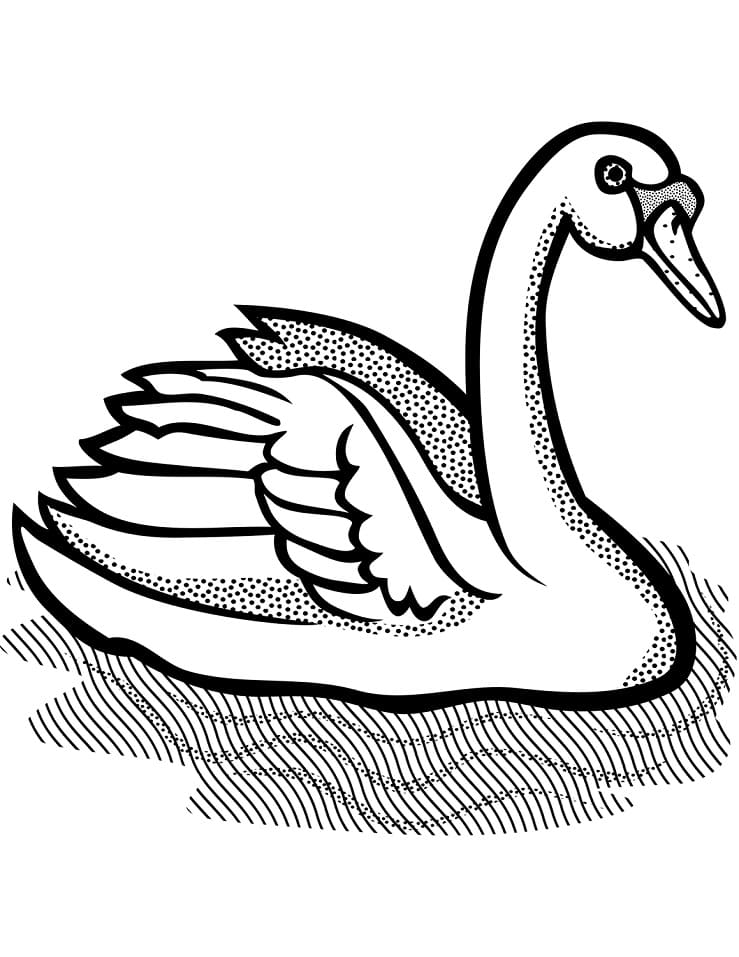 Desenho gratuito Cisne #185205 da colecao Animais para imprimir