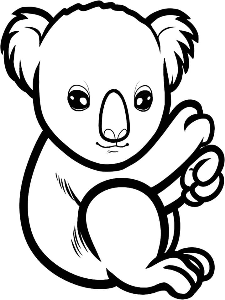 Desenho gratuito Coala #178764 da colecao Animais para imprimir