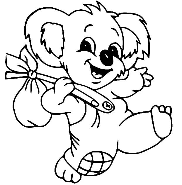 Desenho gratuito Coala #178781 da colecao Animais para imprimir