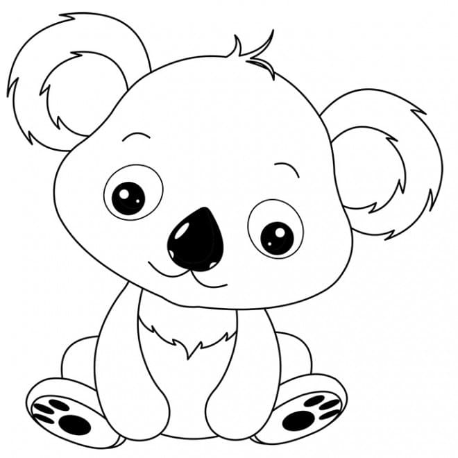Desenho gratuito Coala #178786 da colecao Animais para imprimir