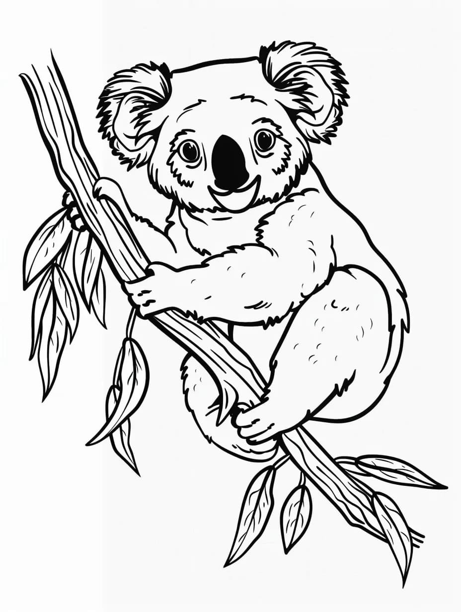 Desenho gratuito Coala #217747 da colecao Animais para imprimir