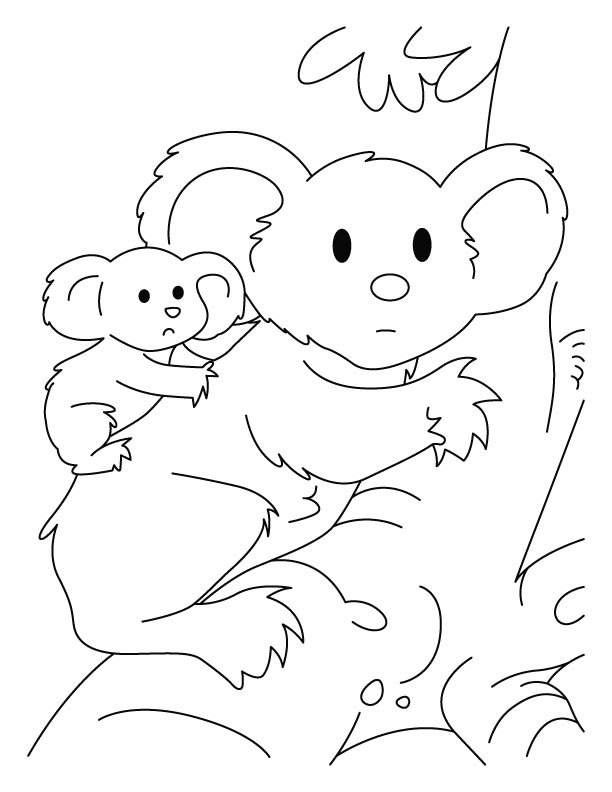 Página para colorir: coala (animais) #9362 - Páginas para Colorir Imprimíveis Gratuitamente