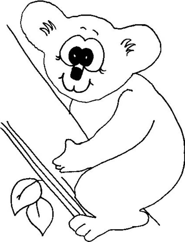 Página para colorir: coala (animais) #9393 - Páginas para Colorir Imprimíveis Gratuitamente