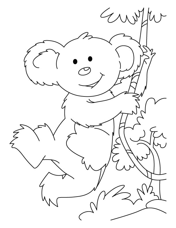 Página para colorir: coala (animais) #9409 - Páginas para Colorir Imprimíveis Gratuitamente