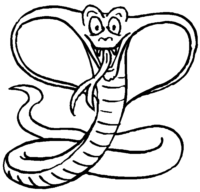 Página para colorir: cobra (animais) #3224 - Páginas para Colorir Imprimíveis Gratuitamente