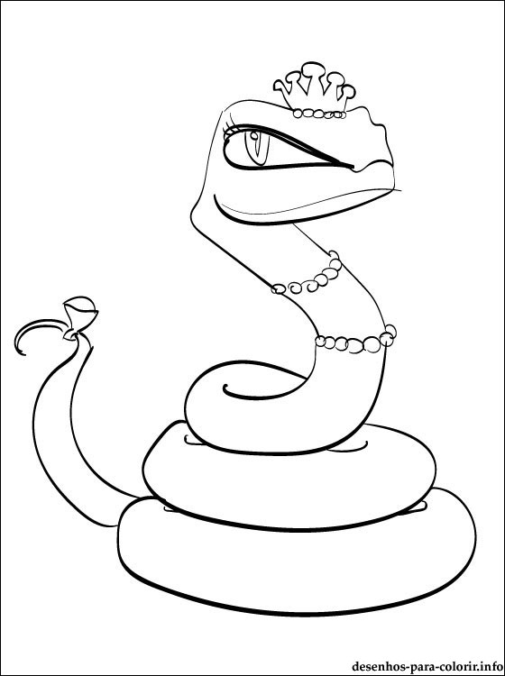 Página para colorir: cobra (animais) #3266 - Páginas para Colorir Imprimíveis Gratuitamente