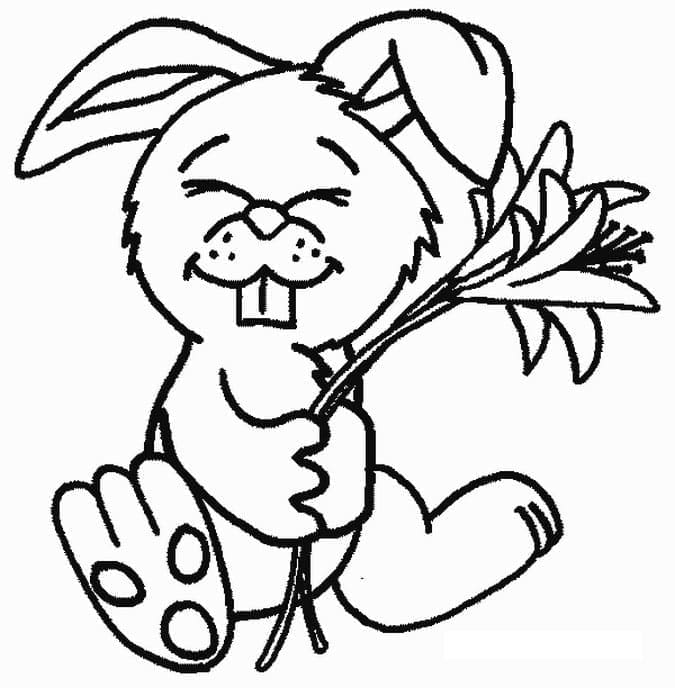 Ilustração de Coelho #177191 para colorir, parte da coleção Animais