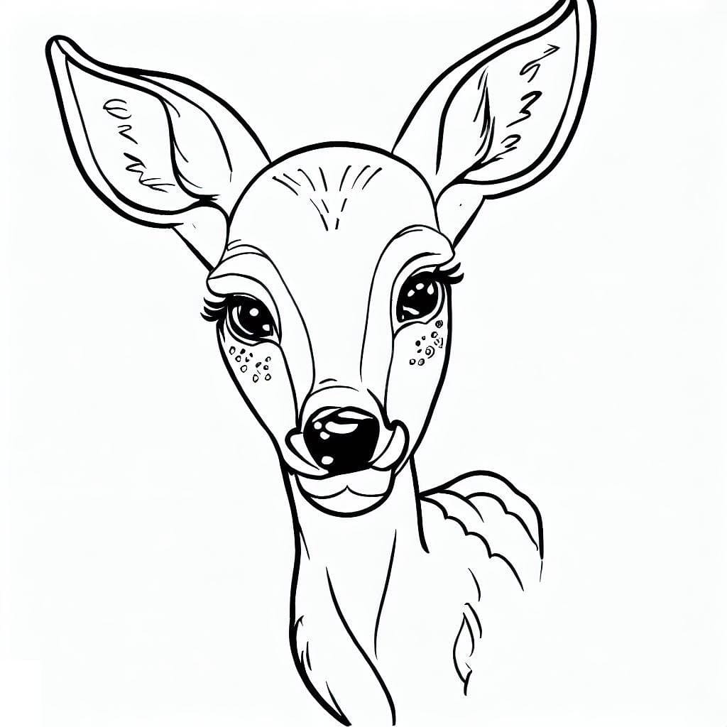 Desenho gratuito Corça #191099 da colecao Animais para imprimir