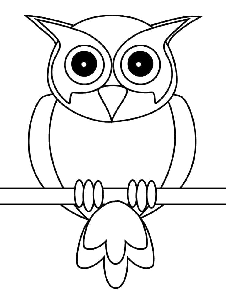 Desenho gratuito Coruja #178820 da colecao Animais para imprimir