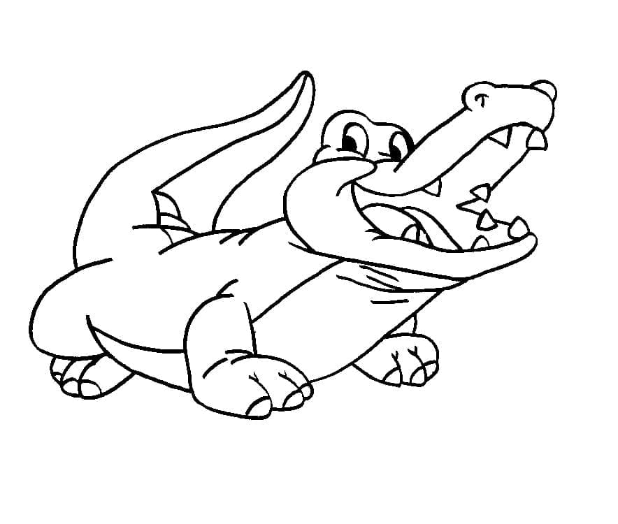 Linda página de Crocodilo #179022 para colorir, da coleção Animais, baixe grátis Linda página de Crocodilo #179022 para colorir, da coleção Animais, baixe grátis