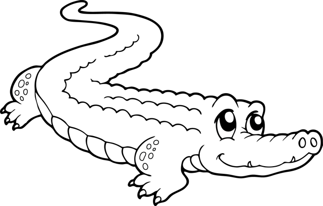 Página para colorir: Crocodilo (animais) #4792 - Páginas para Colorir Imprimíveis Gratuitamente