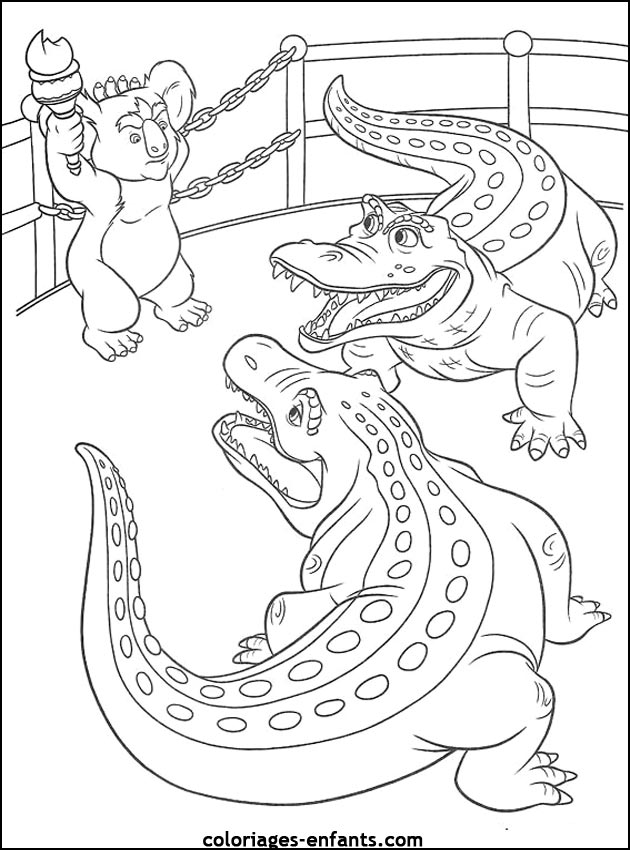 Página para colorir: Crocodilo (animais) #4801 - Páginas para Colorir Imprimíveis Gratuitamente