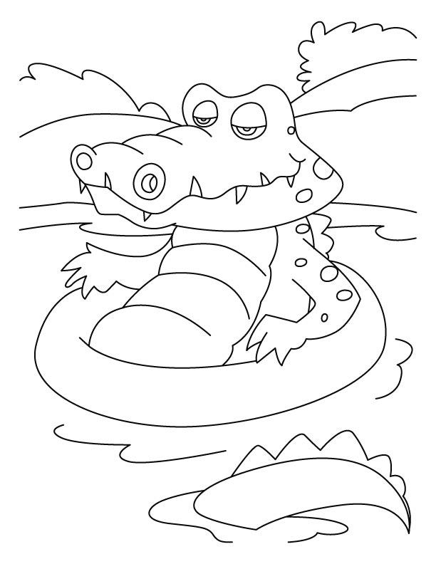 Página para colorir: Crocodilo (animais) #4804 - Páginas para Colorir Imprimíveis Gratuitamente