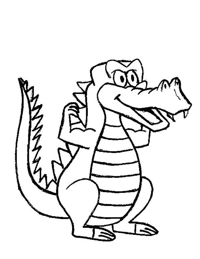 Página para colorir: Crocodilo (animais) #4858 - Páginas para Colorir Imprimíveis Gratuitamente