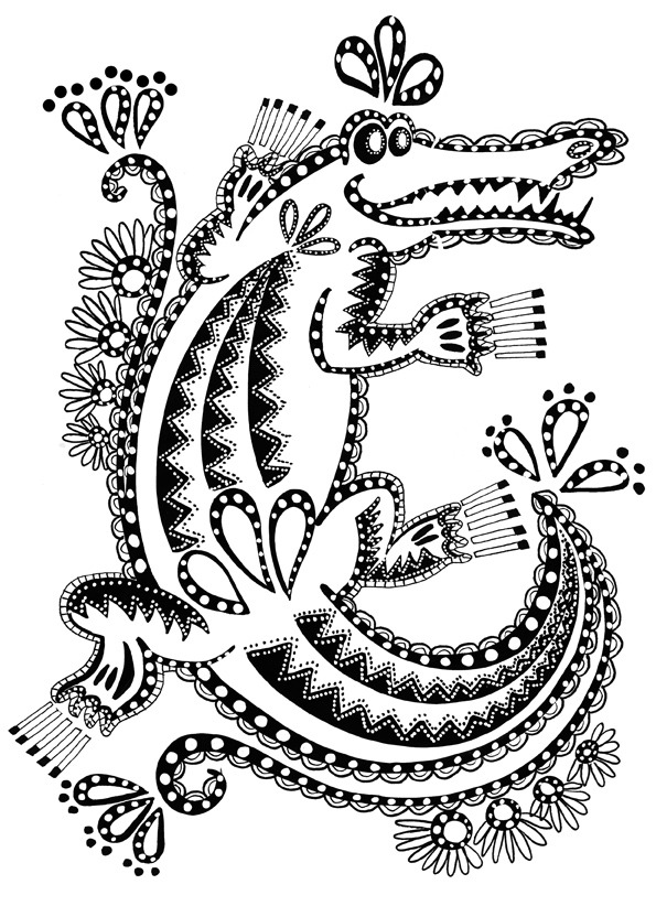 Página para colorir: Crocodilo (animais) #4865 - Páginas para Colorir Imprimíveis Gratuitamente