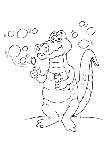 Página para colorir: Crocodilo (animais) #4881 - Páginas para Colorir Imprimíveis Gratuitamente